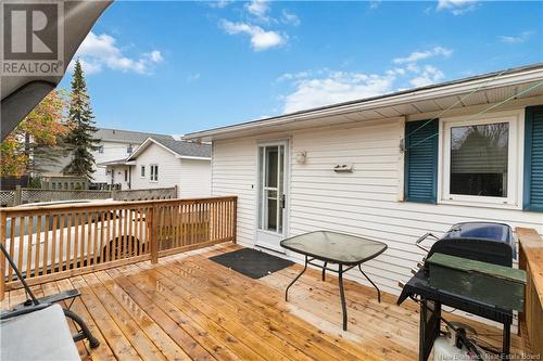 15 Hanbury Crescent, Moncton, NB - Outdoor With Deck Patio Veranda With Exterior