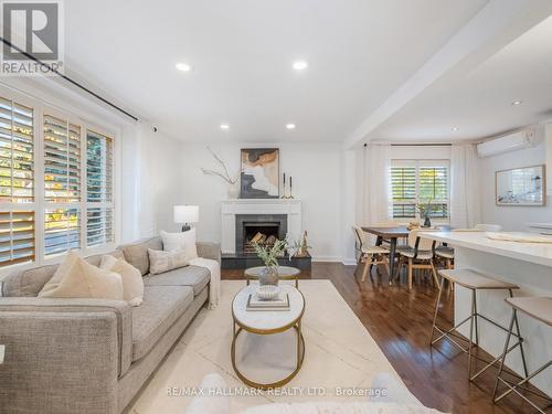 37 Briar Dale Boulevard, Toronto, ON - Indoor Photo Showing Living Room With Fireplace