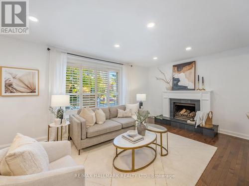 37 Briar Dale Boulevard, Toronto, ON - Indoor Photo Showing Living Room With Fireplace