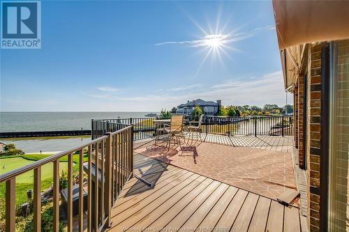 122 Cove Drive, Tecumseh, ON - Outdoor With Body Of Water With Balcony