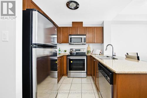 1106 - 9 George Street N, Brampton, ON - Indoor Photo Showing Kitchen With Double Sink