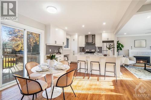 29 Capilano Drive, Ottawa, ON - Indoor Photo Showing Dining Room With Fireplace