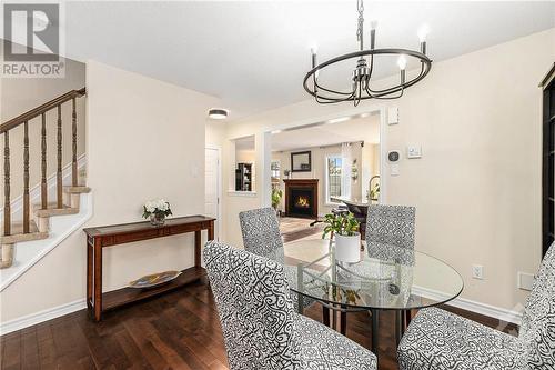 311 Gallantry Way, Stittsville, ON - Indoor Photo Showing Dining Room With Fireplace