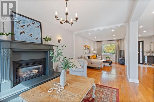 467 Hedgerow Lane, Oakville, ON - Indoor Photo Showing Living Room With Fireplace