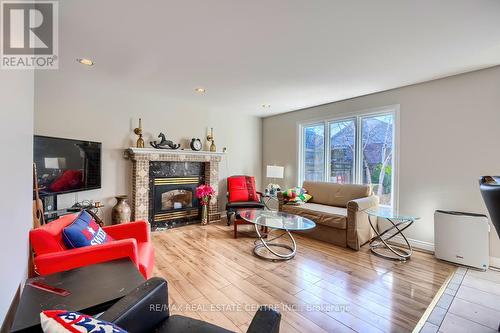 79 Gatestone Drive, Hamilton, ON - Indoor Photo Showing Living Room With Fireplace