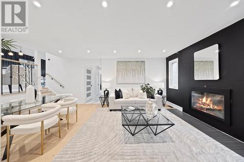 1760 Spruce Hill Road, Pickering, ON - Indoor Photo Showing Living Room With Fireplace