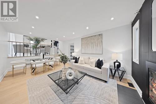 1760 Spruce Hill Road, Pickering, ON - Indoor Photo Showing Living Room With Fireplace