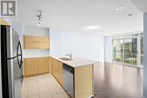 1008 - 11 Brunel Court, Toronto, ON - Indoor Photo Showing Kitchen With Double Sink