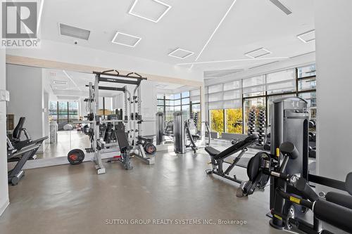 1008 - 11 Brunel Court, Toronto, ON - Indoor Photo Showing Gym Room