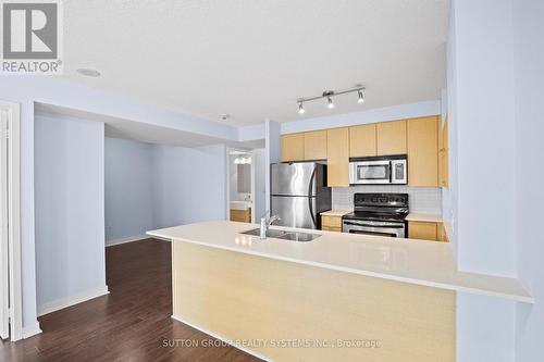 1008 - 11 Brunel Court, Toronto, ON - Indoor Photo Showing Kitchen With Double Sink