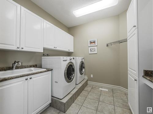 #28 18343 Lessard Rd Nw, Edmonton, AB - Indoor Photo Showing Laundry Room