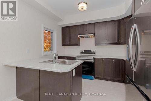 3 - 620 Colborne Street W, Brantford, ON - Indoor Photo Showing Kitchen With Double Sink