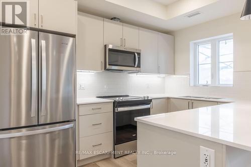 209 - 123 Lincoln Street, Welland, ON - Indoor Photo Showing Kitchen With Stainless Steel Kitchen With Upgraded Kitchen