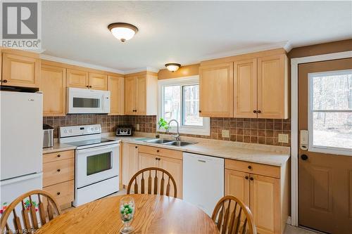 Kitchen - 2455 Highway 9, Brockton, ON - Indoor Photo Showing Kitchen With Double Sink