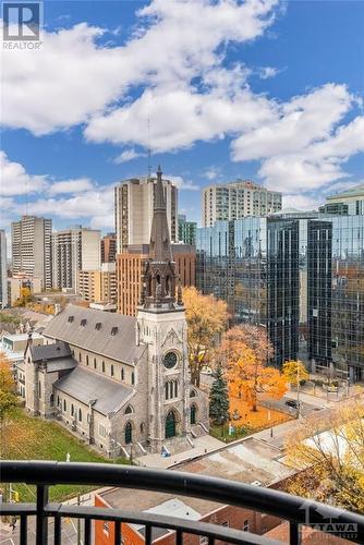 235 Kent Street Unit#1408, Ottawa, ON - Outdoor With Balcony With View