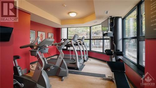 235 Kent Street Unit#1408, Ottawa, ON - Indoor Photo Showing Gym Room