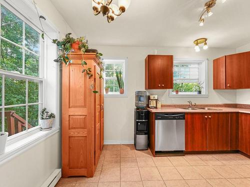 Cuisine - B-155 Rg Du Haut-De-La-Rivière N., Saint-Césaire, QC - Indoor Photo Showing Kitchen With Double Sink