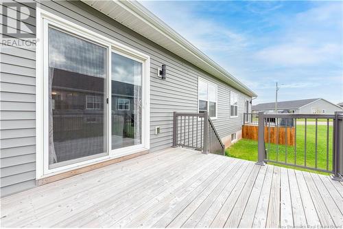 33 Durelle Street, Moncton, NB - Outdoor With Deck Patio Veranda With Exterior