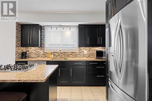 3181 Harmony Drive, Windsor, ON - Indoor Photo Showing Kitchen With Upgraded Kitchen