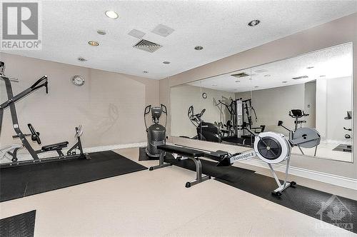 500 Laurier Avenue W Unit#1701, Ottawa, ON - Indoor Photo Showing Gym Room