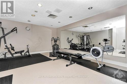 1701 - 500 Laurier Avenue W, Ottawa, ON - Indoor Photo Showing Gym Room