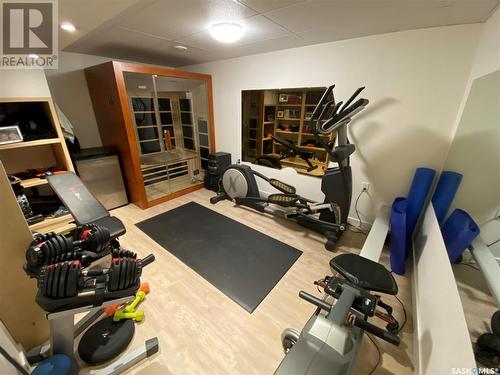 6 Windfield Place, Yorkton, SK - Indoor Photo Showing Gym Room