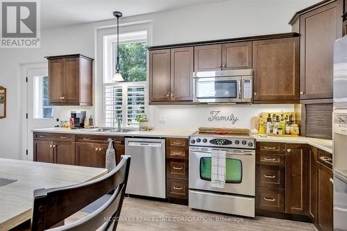 1878 Keene Road, Otonabee-South Monaghan, ON - Indoor Photo Showing Kitchen With Double Sink