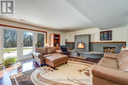 3071 5Th Line E, Trent Hills (Campbellford), ON - Indoor Photo Showing Living Room With Fireplace