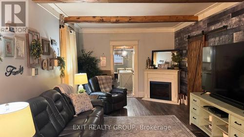 4 Princess Street, Quinte West, ON - Indoor Photo Showing Living Room With Fireplace