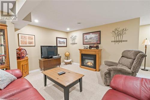 414 4Th Street S, Hanover, ON - Indoor Photo Showing Living Room With Fireplace