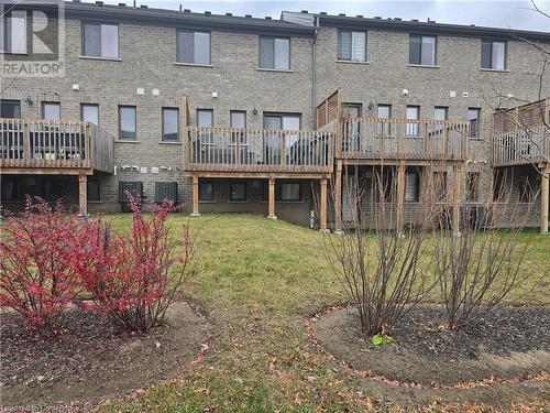 145 Hollybrook Trail, Kitchener, ON - Outdoor With Deck Patio Veranda