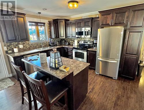 18 Clyde Avenue, Clarenville, NL - Indoor Photo Showing Kitchen With Double Sink