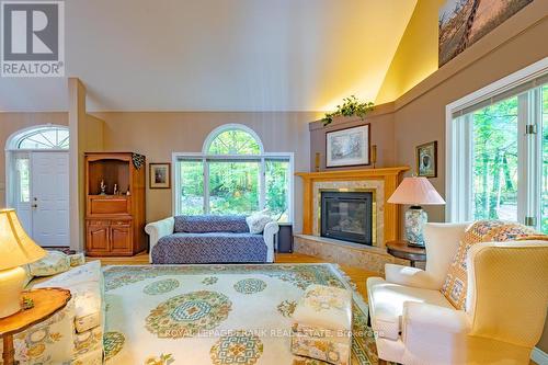 834 Birchview Road, Douro-Dummer, ON - Indoor Photo Showing Living Room With Fireplace