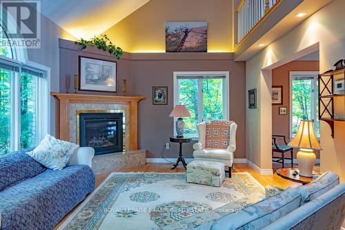 834 Birchview Road, Douro-Dummer, ON - Indoor Photo Showing Living Room With Fireplace