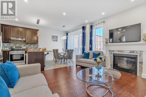 1519 Farmstead Drive, Milton, ON - Indoor Photo Showing Living Room With Fireplace