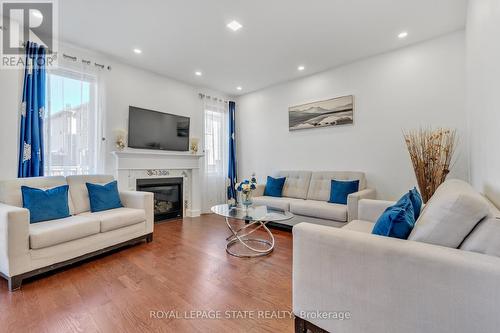 1519 Farmstead Drive, Milton, ON - Indoor Photo Showing Living Room With Fireplace