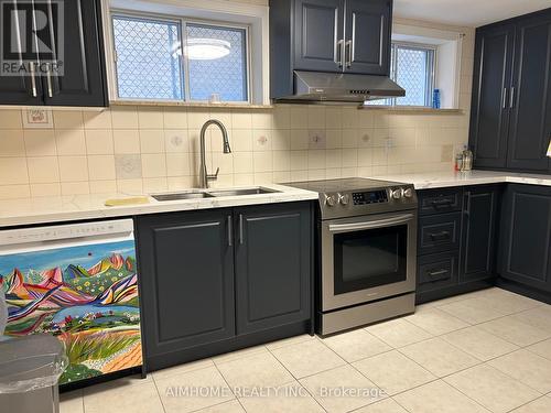 Basemen - 382 Sugar Maple Lane, Richmond Hill, ON - Indoor Photo Showing Kitchen With Double Sink