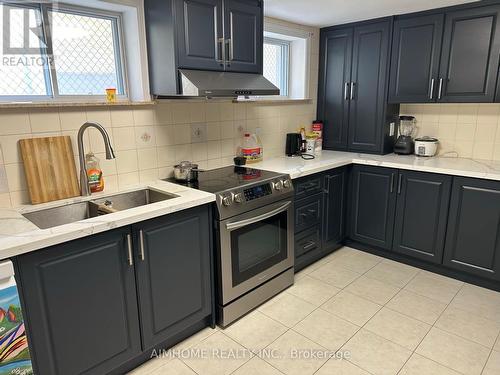 Basemen - 382 Sugar Maple Lane, Richmond Hill, ON - Indoor Photo Showing Kitchen With Double Sink With Upgraded Kitchen