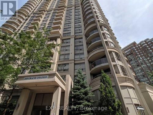 1613 - 310 Burnhamthorpe Road W, Mississauga, ON - Outdoor With Balcony With Facade