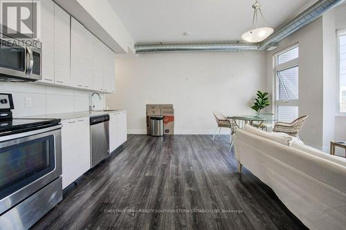 306 - 253 Albert Street, Waterloo, ON - Indoor Photo Showing Kitchen With Stainless Steel Kitchen