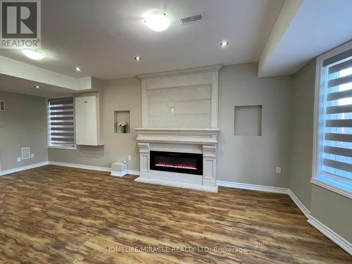 104 Leadership (Basement), Brampton, ON - Indoor With Fireplace