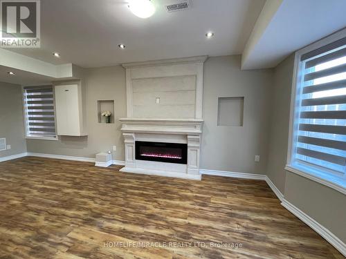 104 Leadership (Basement), Brampton, ON - Indoor With Fireplace