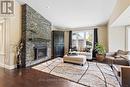 2873 Forest Road, Perth East, ON  - Indoor Photo Showing Living Room With Fireplace 