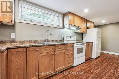 Bsmt - 1 Reno Avenue, Hamilton, ON - Indoor Photo Showing Kitchen With Double Sink