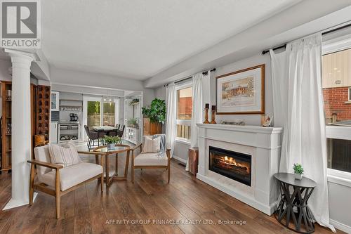 11 Lilly Mckeowan Crescent, East Gwillimbury (Mt Albert), ON - Indoor Photo Showing Living Room With Fireplace