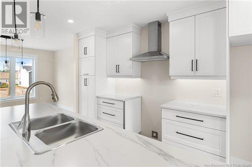 138 Ernest Street, Dieppe, NB - Indoor Photo Showing Kitchen With Double Sink