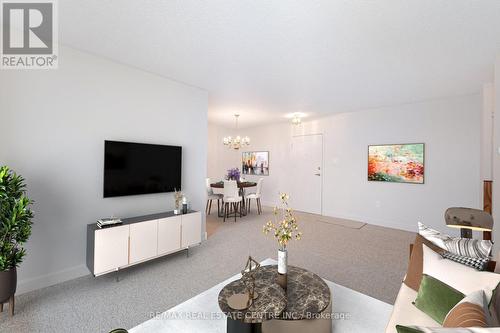 1112 - 1615 Bloor Street, Mississauga, ON - Indoor Photo Showing Living Room