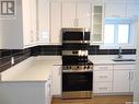 405 D Avenue S, Saskatoon, SK  - Indoor Photo Showing Kitchen With Double Sink 