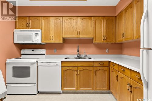 337 960 Assiniboine Avenue E, Regina, SK - Indoor Photo Showing Kitchen With Double Sink