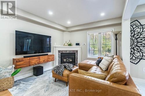 32 Solmar Avenue, Whitby, ON - Indoor Photo Showing Living Room With Fireplace